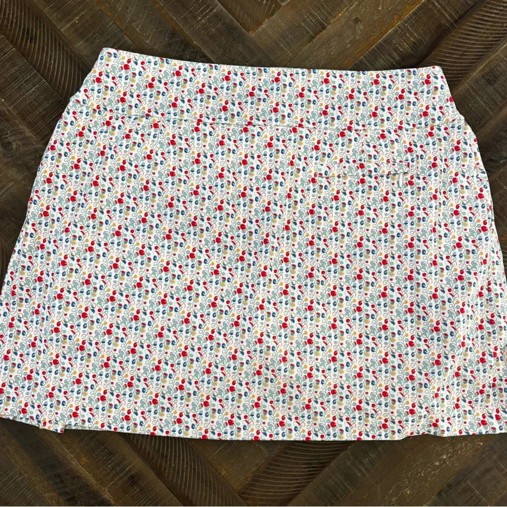 Fairway & Greene Paradise Floral Skort L UPF 50 Golf Tennis Athletic Skirt Short - Picture 8 of 14